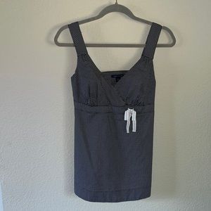NWOT Women’s Tommy Hilfiger navy/white polka dot tank top